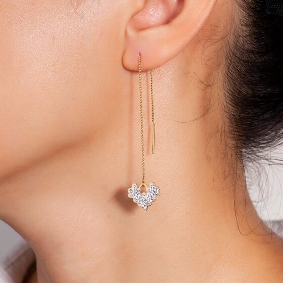 Gold Drop Earrings Des (2)