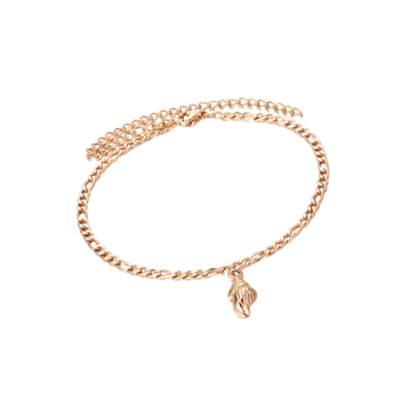 Rose Gold Bracelet With A Shell Pendant Des (2)