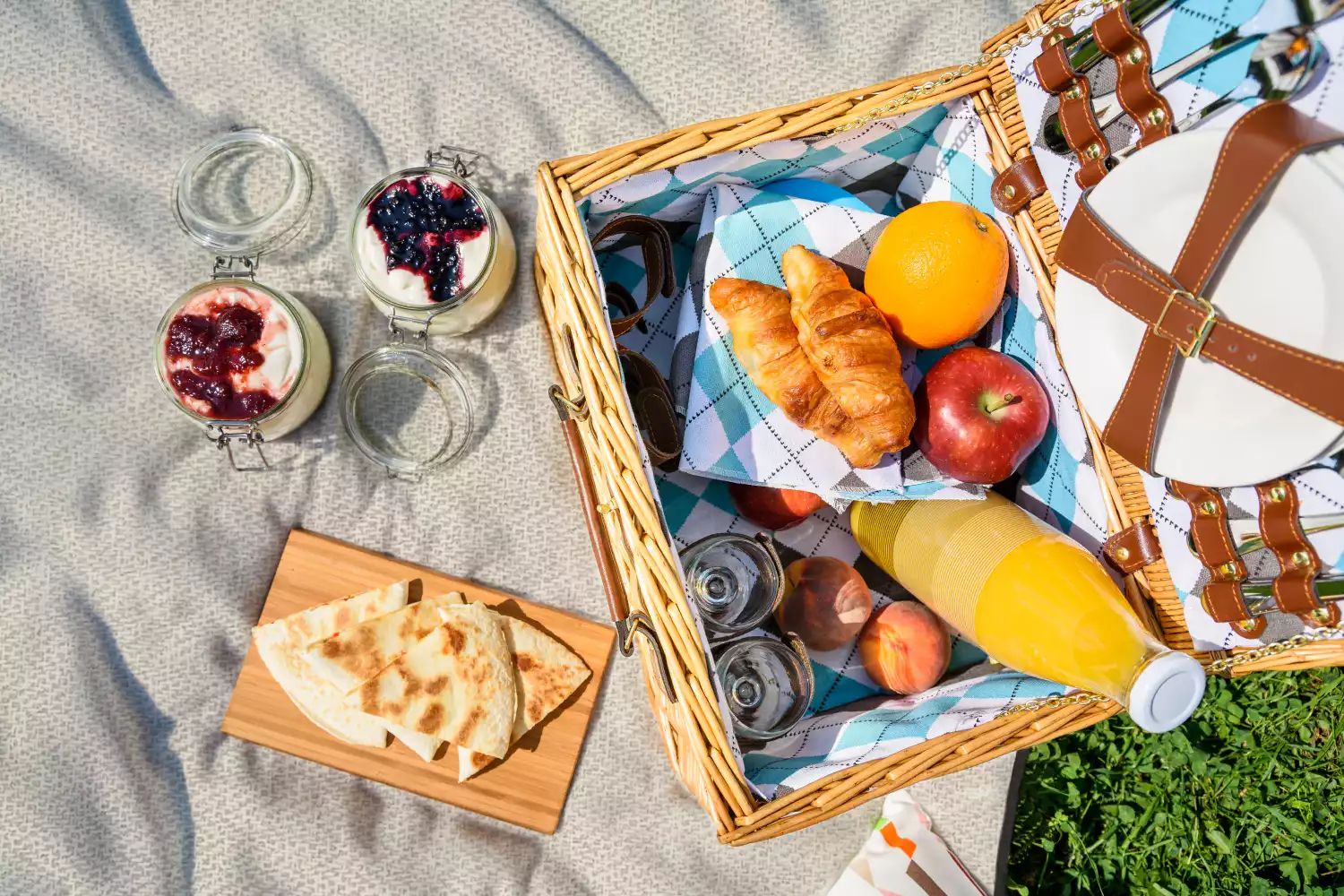 roll up picnic blanket